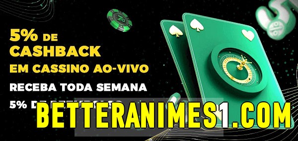 Promoções do cassino ao Vivo betteranimes